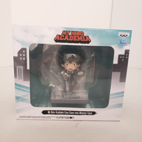 My Hero Academia Funimation Kyun Chara Izuku Midoriya Small Figure - Picture 1 of 12